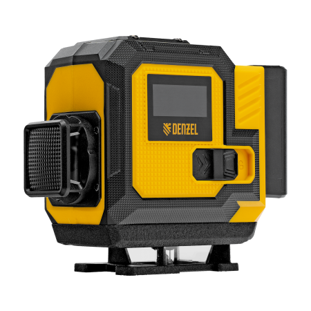 Лазерный уровень мультипризменный DENZEL DLV-360-3T, 30 м, зеленый луч, Li-Ion 2,4 Aч, штатив Лазерный уровень мультипризменный DENZEL DLV-360-3T, 30 м, зеленый луч, Li-Ion 2,4 Aч, штатив