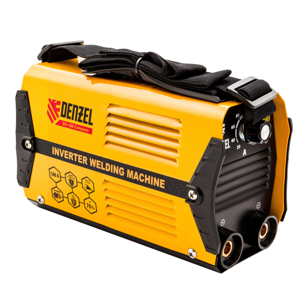 Аппарат инверторный дуговой сварки DENZEL DS-180 Compact, 180 А, ПВ 70%, 1.6-4 мм