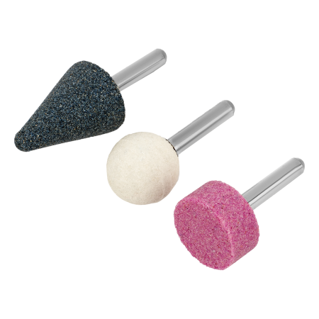 Пневмошлифмашина прямая DENZEL PGS25000, 25000 об/мин, 10 шлиф. камней, цанга - 3, 6 мм, 113 л/мин