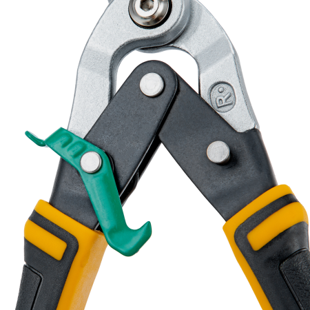 Ножницы по металлу DENZEL 78371, 270 мм, прямой и правый рез, сталь СrMo