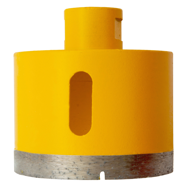 Сверло алмазное по керамограниту DENZEL 72695, 75 мм, М14, мокрая резка