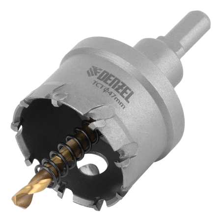 Коронка по металлу DENZEL 724015, 47 мм, твердосплавная