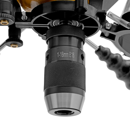 Станок сверлильный DENZEL DDM-550L, 550 Вт, 16 мм, 12 ск., лазер, настольный