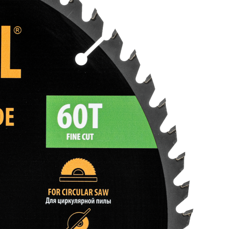 Пильный диск по дереву DENZEL ф300 х 30 мм, 60 зубьев