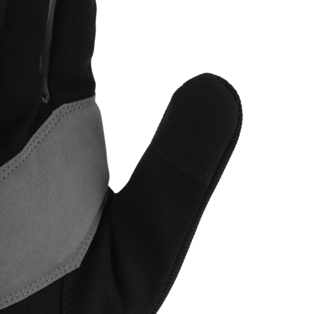 Перчатки универсальные DENZEL, двойные, работа с сенсорным экраном, вязанная манжета, размер 8