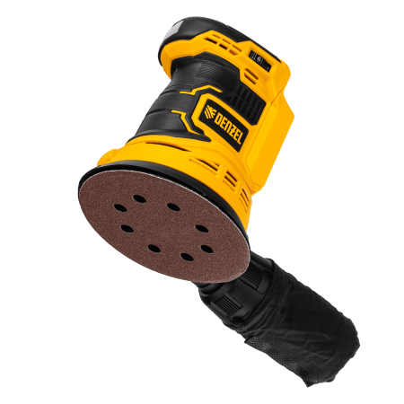 Машина шлифовальная эксцентриковая аккумуляторная DENZEL COS-125-0, 18В Li-Ion