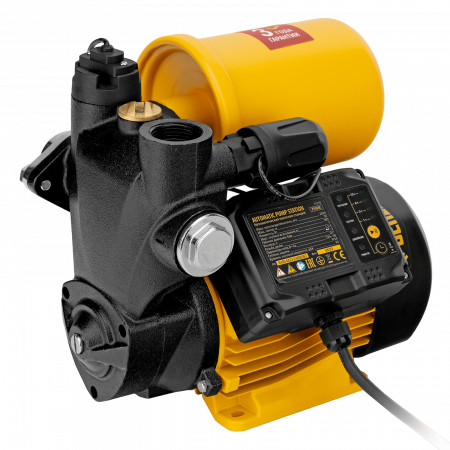 Насосная станция DENZEL PS500C, 500 Вт, напор 35 м, 2200 л/ч, ресивер 2 л, блок управления