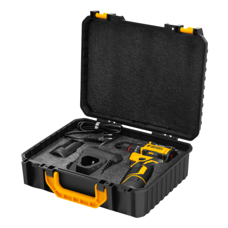 Дрель-шуруповерт аккумуляторная бесщет. DENZEL CDH-BL-12, Li-Ion, 12 В