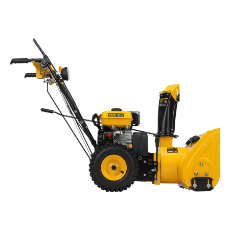 Снегоуборщик гибридный с функц. подметания DENZEL SWB-600, 212 сс, руч. старт, 2 насадки