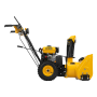 Снегоуборщик гибридный с функц. подметания DENZEL SWB-600, 212 сс, руч. старт, 2 насадки