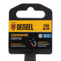 Отвертка DENZEL SL5x150 мм, CrV, трехкомпонентная рукоятка