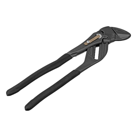 Клещи переставные DENZEL кнопочный механизм, обливные рукоятки, сантехнические, 250 мм