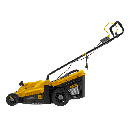 Газонокосилка электрическая DENZEL GM-1300, 1300 Вт, шир. 32 см, 5 уров., травосб. 35 л