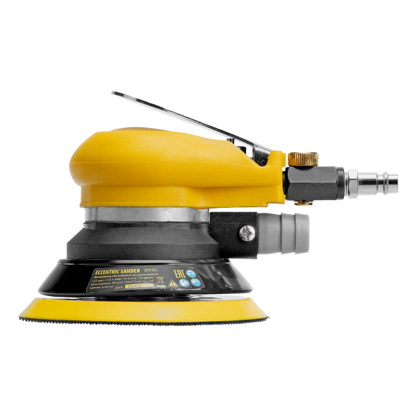 Эксцентриковая шлифовальная машина DENZEL EPG125, 125 мм, 9000 об/мин, 5 мм, 113 л/мин