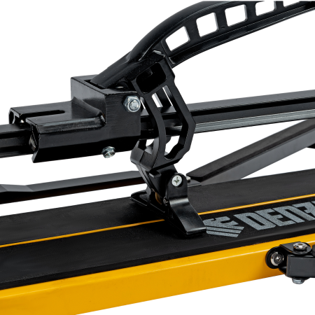 Плиткорез рельсовый DENZEL 600х16мм, каретка на подш., стальная станина, усил. рукоятка-пенал