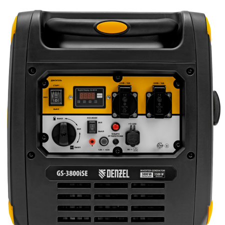 Генератор инверторный DENZEL GS-3800iSE, 3,8 кВт, 230 В, закрытый корпус,электростартер