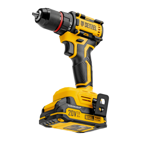 Дрель-шуруповерт аккумуляторная бесщет. DENZEL CDH-BL-20, Li-Ion, 20 В Дрель-шуруповерт аккумуляторная бесщет. DENZEL CDH-BL-20, Li-Ion, 20 В