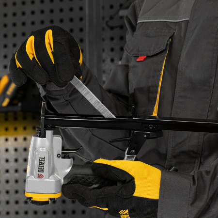 Скобы DENZEL 21GA для пнев. степл., 12мм, шир. - 0,95мм, тол. - 0,6мм, шир. скобы - 12,8мм, 5000шт