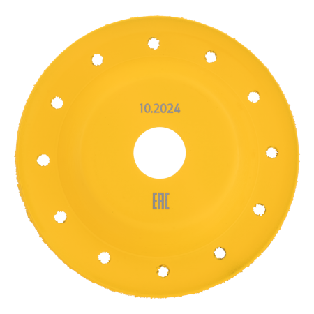Чашка твердосплавная зачистная DENZEL, 125 мм, Наклонная, мелкое зерно #32