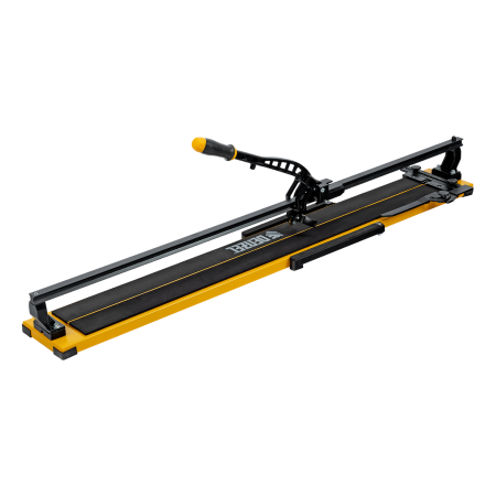 Плиткорез рельсовый DENZEL 1200х16мм, каретка на подш., стальная станина, усил. рукоятка-пенал