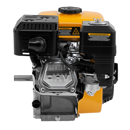 Двигатель бензиновый RX-17K, 7 л.с., 212 см3, горизонтальный вал шпонка 19 мм Denzel