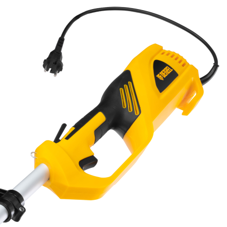 Триммер электрический DENZEL TE-1200, 1200 Вт, 380 мм, катушка + диск, разборная штанга