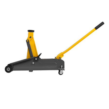 Домкрат гидравлический подкатной DENZEL 2 т, 135-385 мм