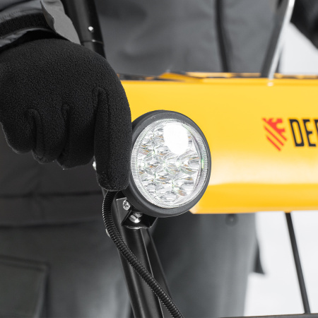 Снегоуборщик бензиновый DENZEL SBM 610, 212 cc, ручной старт, фара