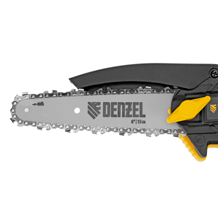 Цепная мини-пила аккумуляторная бесщет. DENZEL CCS-150, шина 150 мм, Li-Ion, 20 В