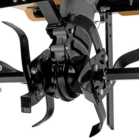 Мотоблок DENZEL DPT-170SB, 7 л.с., ремен.сцеп, фрез 3х4, ШОМ, без колес, передачи 2В/1Н