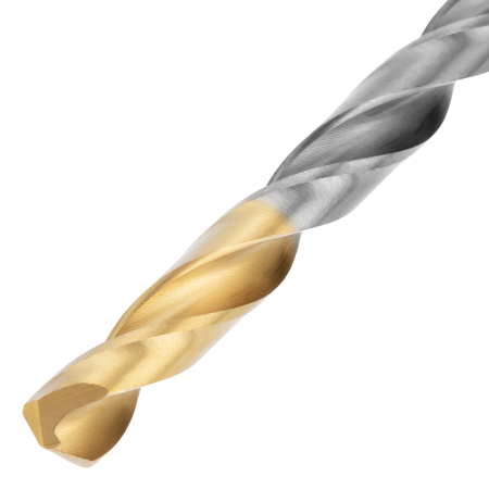 Набор сверл по металлу DENZEL, 2-8мм, Р6М5К8-TiN, Golden Tip, 6 шт