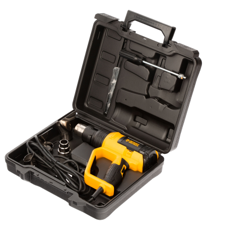 Фен технический DENZEL HG-2000E, 2000 Вт, 2 режима, LCD дисплей