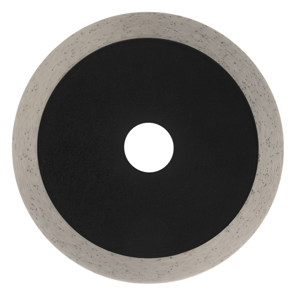 Диск алмазный отрезной DENZEL ф125 х 22,2 мм, Сплошной, мокрое резание, HWD92