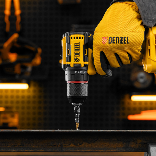 Сверло ступенчатое DENZEL 4-5-6-7-8-9-10-11-12 мм, Р6М5, 6-гр. хвостовик