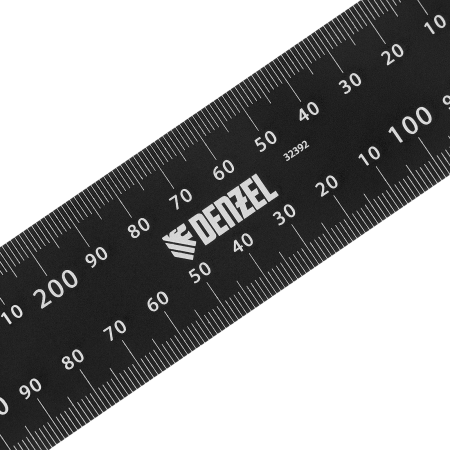 Угольник DENZEL 200 х 300 мм, алюминиевый, лазерная гравировка