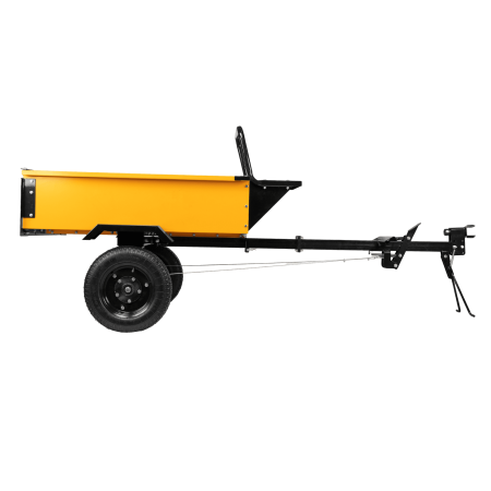 Прицеп для мотоблока DENZEL TT-500, оцинк., груз. 500 кг, рег. сцепка, колеса 4.00-10, в упаковке