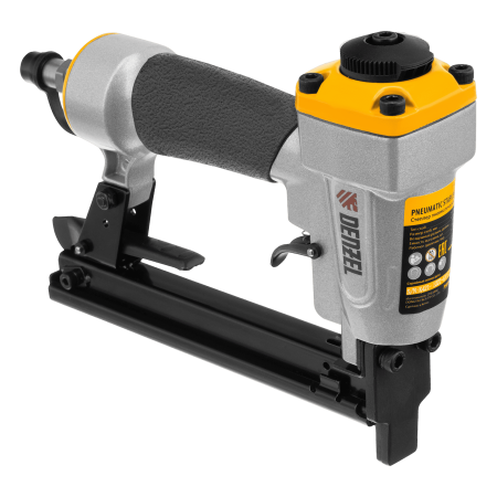 Степлер пневматический DENZEL PS8016 для прямоугольных скоб 21GA от 6 до 16 мм