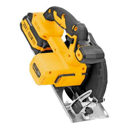 Пила циркулярная аккумуляторная DENZEL CCSH-20-165, 165 мм, Li-Ion, 20 В