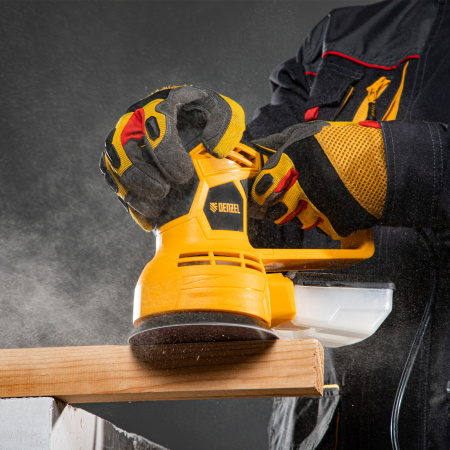 Машина шлифовальная эксцентриковая DENZEL OS-125, 450 Вт, 6000-12000 об/мин