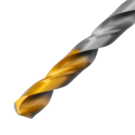 Сверло спиральное по металлу DENZEL 7,0 x 109 мм, Р6М5, Golden Tip