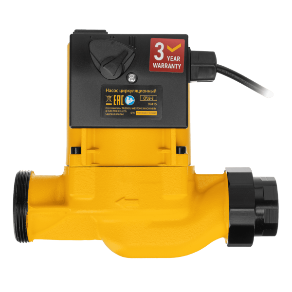 Циркуляционный насос DENZEL CP32-8, напор 8 м, 160 л/мин, 1 м кабель, монт. длина 180 мм