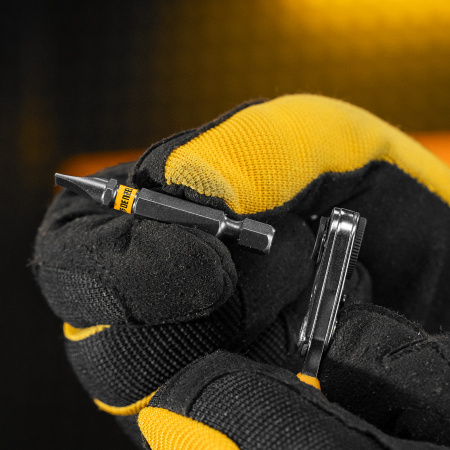 Бита DENZEL SL6,0х50, сталь S2, шестигранный профиль, 10 шт. Е 6,3