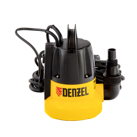 Дренажный насос DENZEL DP500E, 500 Вт, высота подъема 7 м, 7000 л/ч Дренажный насос DENZEL DP500E, 500 Вт, высота подъема 7 м, 7000 л/ч