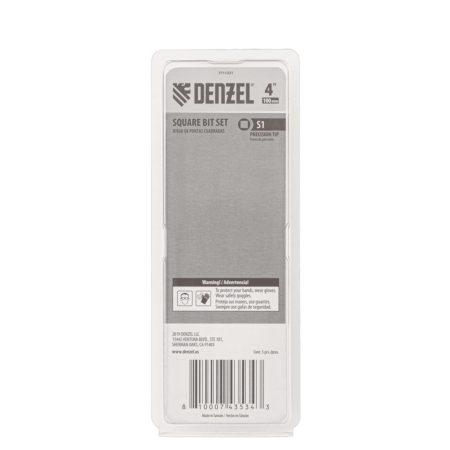 Набор бит DENZEL S1x100 мм, 5 шт.