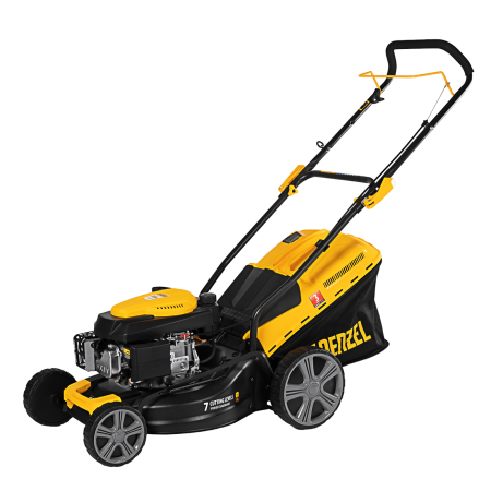 Газонокосилка бензиновая DENZEL GLD-460, 146 см3, ширина 46 см, ручная, 7 уровней