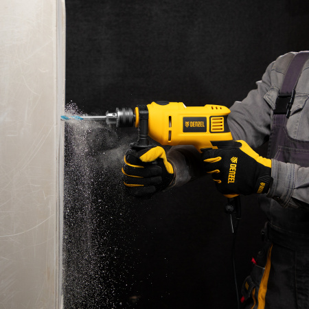 Ударная дрель DENZEL ID-750, 750 Вт, 0-3000 об/мин, 48000 уд/мин