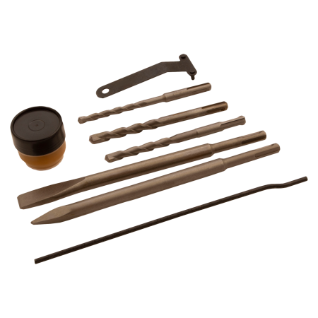 Перфоратор электрический DENZEL RHV-1250-30, SDS-plus, 1250 Вт, 5 Дж, 3 плюс 1 режим