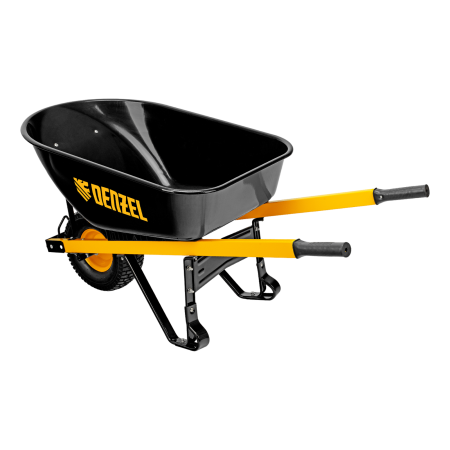 Тачка садовая DENZEL 68999, грузоподъемность 230 кг, 140 л, усиленная