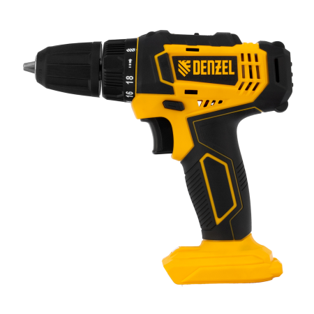 Дрель-шуруповерт аккумуляторная DENZEL CDL-18-0, Li-Ion, 18 В