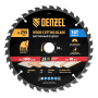 Пильный диск по дереву DENZEL ф255 х 30мм, 36 зубьев
